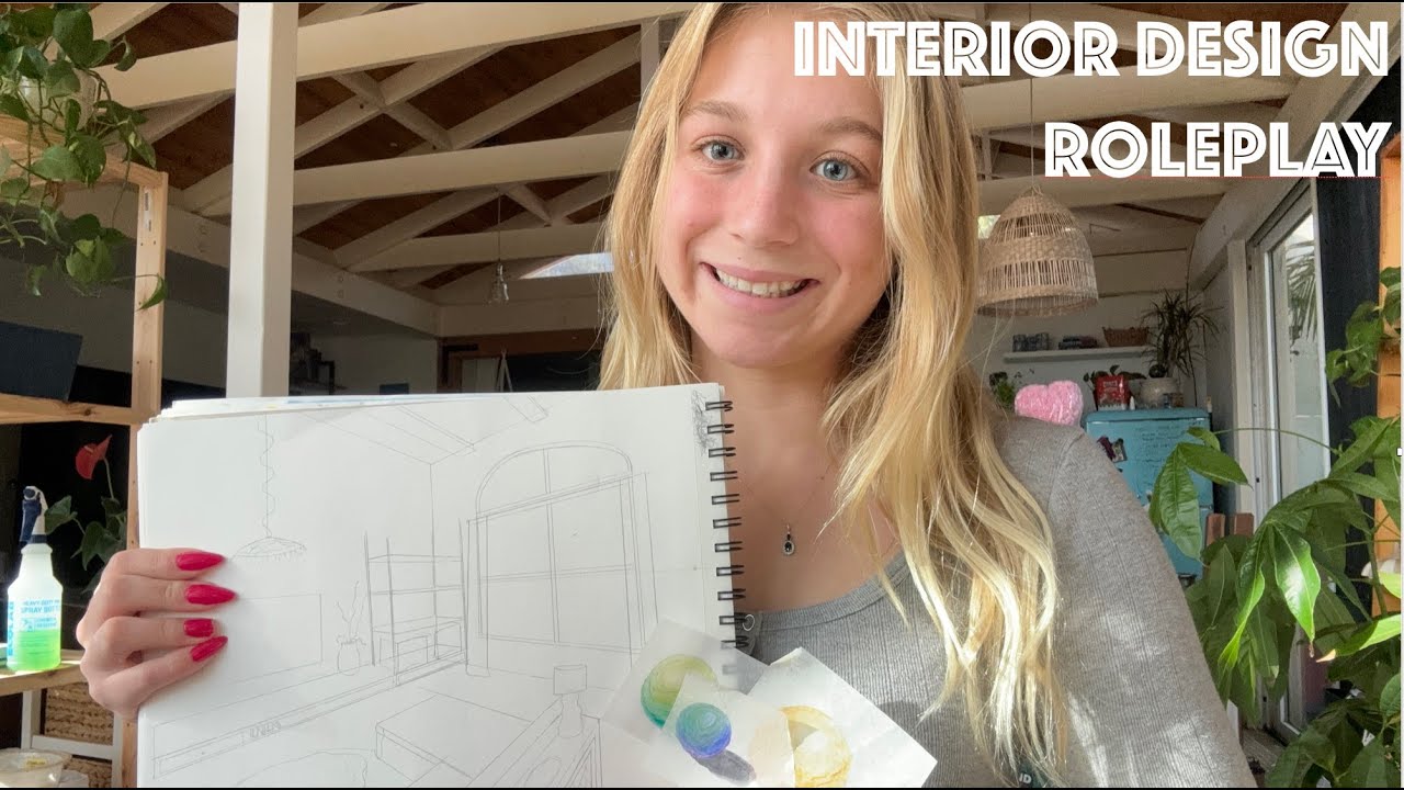 ASMR: Interior Designer Designs Your Living Room 🛋️ - YouTube