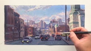 TIPS for painting STREET SCENES