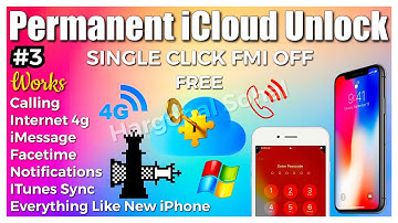 Free Auto FMI OFF | Permanent iCloud unlock | disabled or passcode locked  | Open menu 6s to 11pro