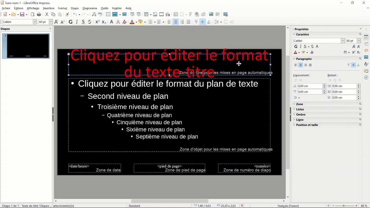 Garder Titre De Colonne Sur Nouvelle Page Libreoffice Libre office impress 1/6 : créer un diaporama - la mise en page