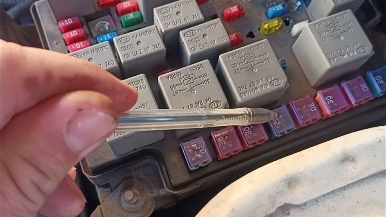 Предохранители киа церато 2 и реле с их назначением и схемами блоков