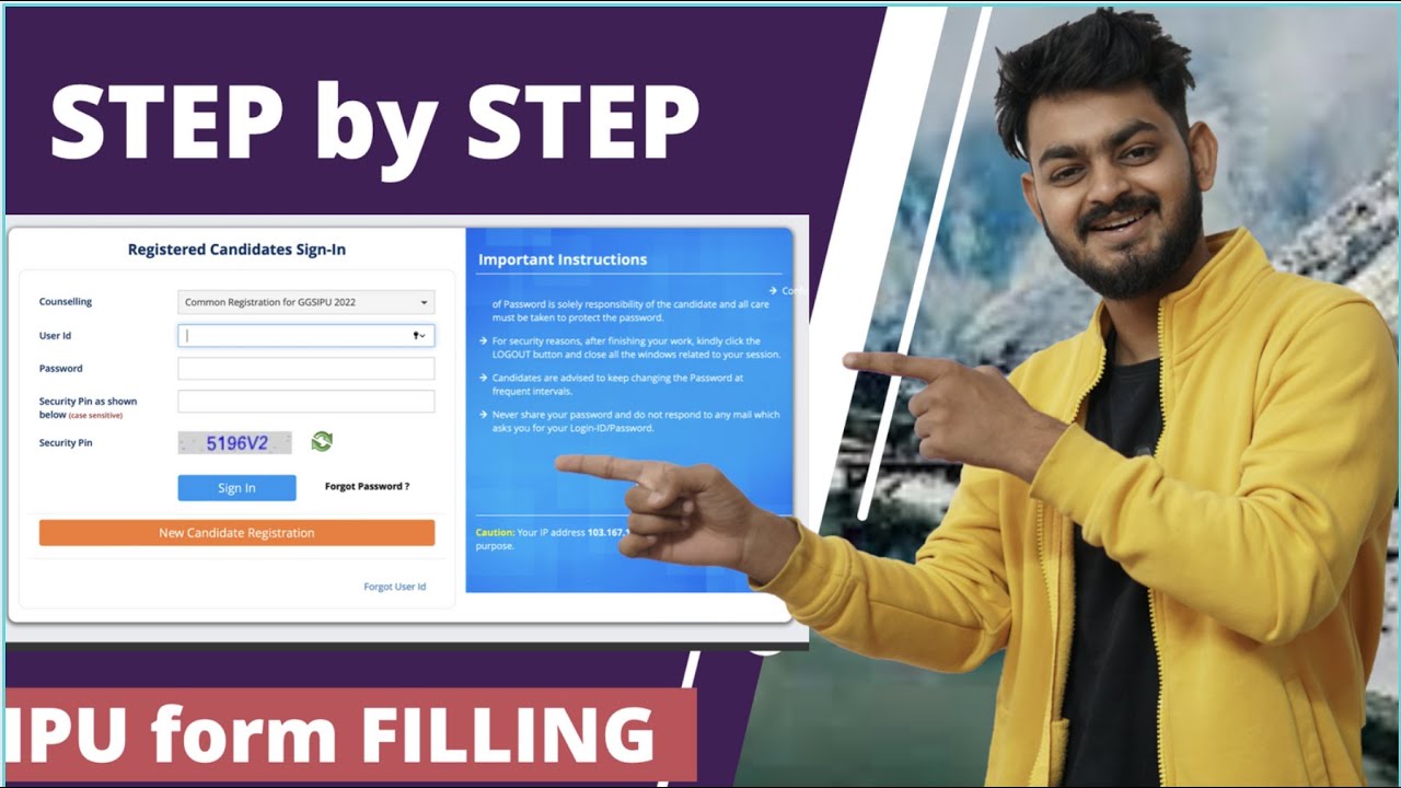 tal education  2022  LATEST : How to fill IP university 2022 registration form - STEP by STEP | Avoid these mistakes