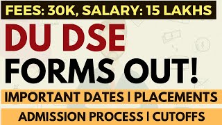 Delhi School Of Economics (DU) MBA Forms are out: Fees: 30K, Salary: 15 lakhs | Imp dates? Best ROI?