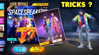 FREE FIRE NEW LUCK ROYALE | SPACE SPEAKERS ROYALE | NEW BUNDLE ROYALE - GARENA FREE FIRE