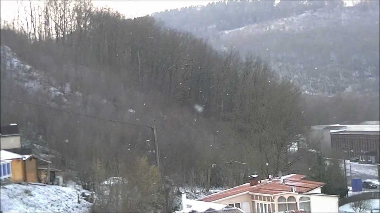 Schneefall ohne Wolken