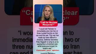 “Give Iran Nuclear Bombs?” Explosive Statement Sparks Global Shock 🌍⚠️