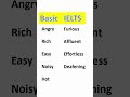 Basic Vs Advanced English | Ielts vocabulary #learnenglish #ielts #trending #shorts #youtubeshorts