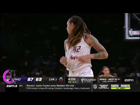 WNBA | Brittney Griner vs Las Vegas Aces | Playoffs - Semifinal 2