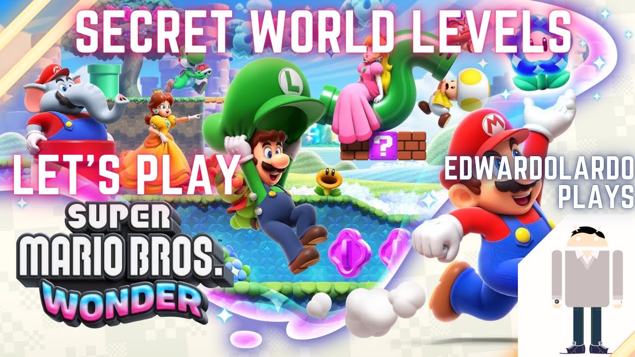 Secret World ALL LEVELS - No Commentary on Nintendo Switch [Super Mario Bros Wonder]