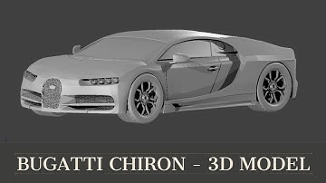 Bugatti Chiron - Blender 3D Model