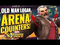 Old man logan everywhere beat the new arena meta starting a new account  marvel strike force