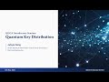[QISCA Introductory Seminar] Quantum Key Distribution