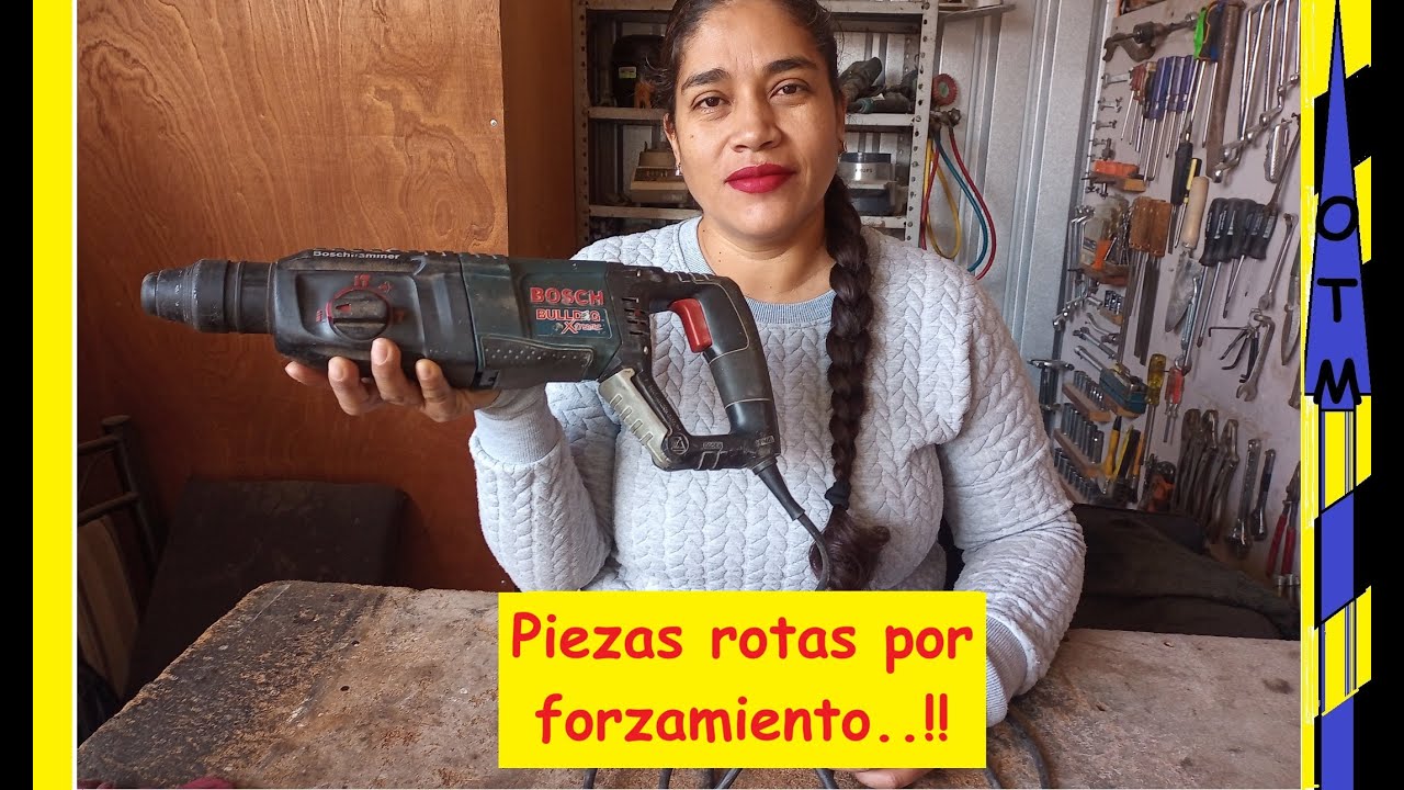 Reparación de rotomartillo percutor Bosch que no gira ni percute pero el motor si funciona