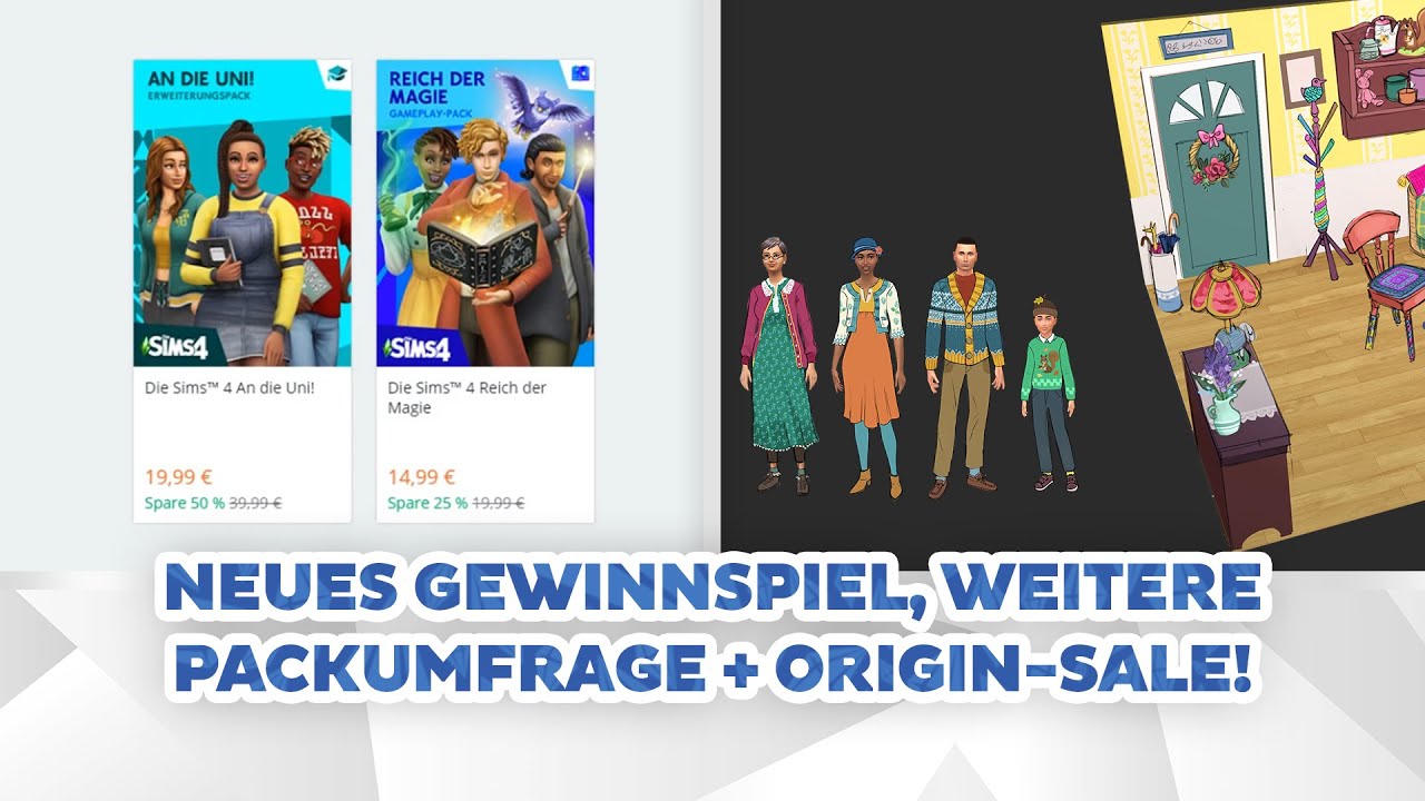 Großer Origin-Sale + weitere Packumfrage + Gewinnspiel (beendet)! | sims-blog.de