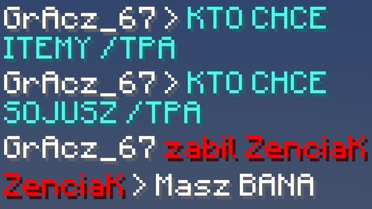 Czy można UFAĆ GRACZOM na SERWERZE MINECRAFT?