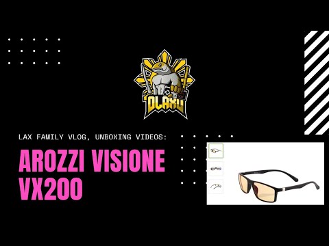 Unboxing Arozzi Visione VX200 gaming glasses #laxvlog #gamingglasses #arozzi