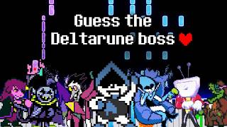 Guess The Deltarune Boss On Piano Piano Quiz