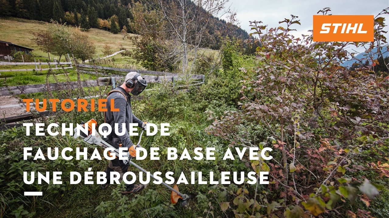 Tutoriel débroussailleuse n° 9 – Technique de fauchage de base