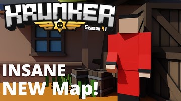 Playing the NEW KRUNKER MAP! (SkyTemple) **insane**