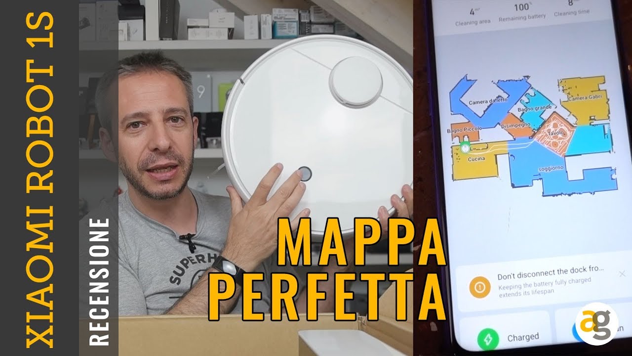 RECENSIONE Xiaomi ROBOT ASPIRAPOLVERE 1S - YouTube