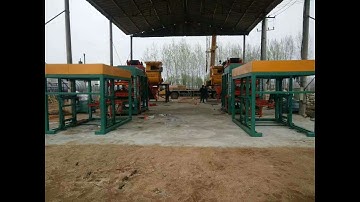 QT5-15 autoamtic hydraulic concrete block brick making machine production line for  Algeria client