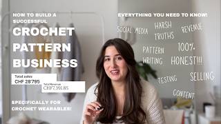 How to write & sell crochet wearable patterns successfully | Everything I wish I knew!