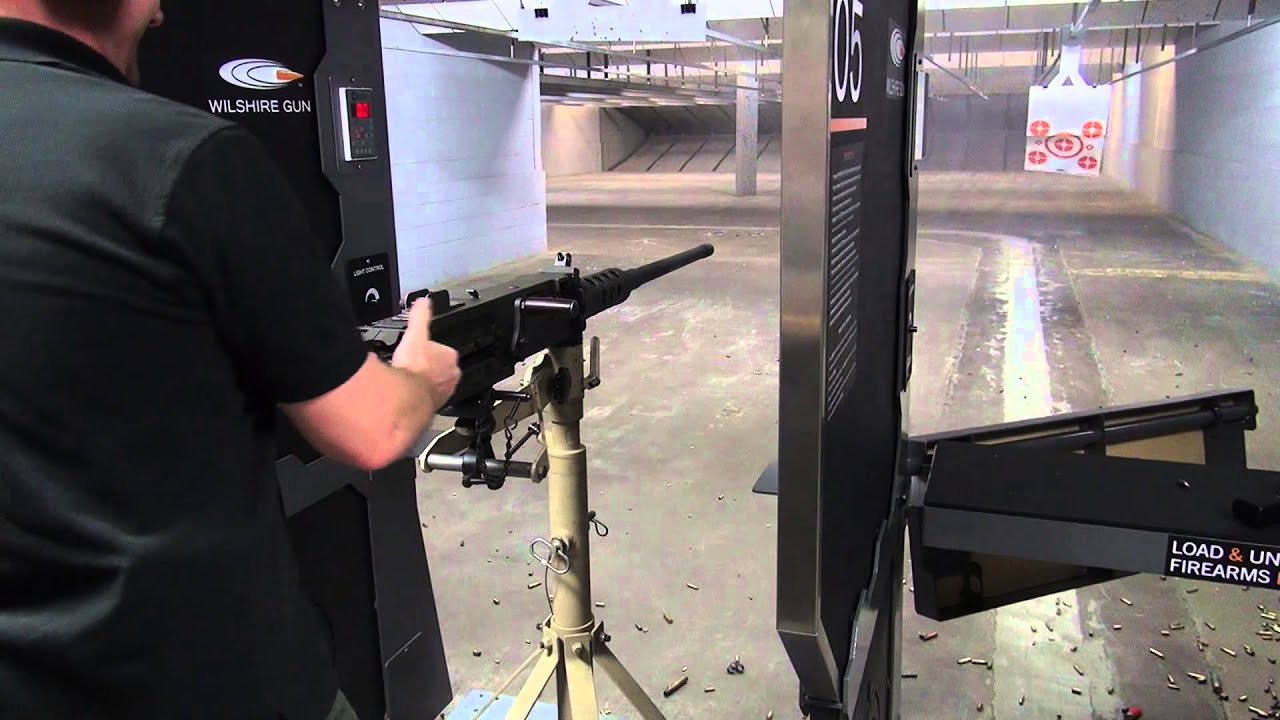 Shooting the M2HB at Wilshire Gun Range in Oklahoma City YouTube