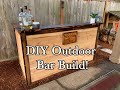 DIY Outdoor Bar build!