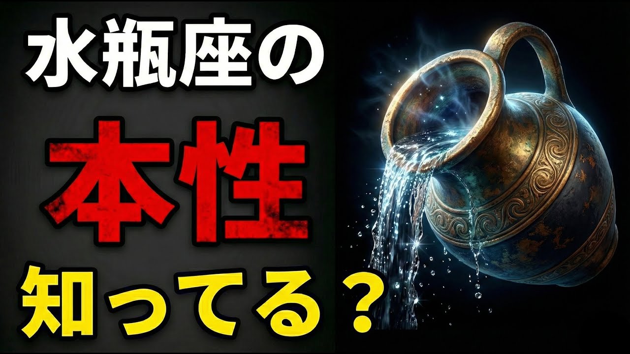 【9割が知らない】実は怖い水瓶座の裏の顔。なぜ水瓶座が一番恐れられるのか？