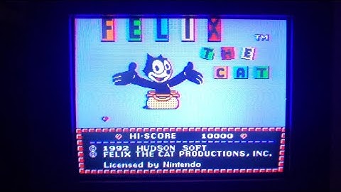 Beating Felix The Cat for NES Live!