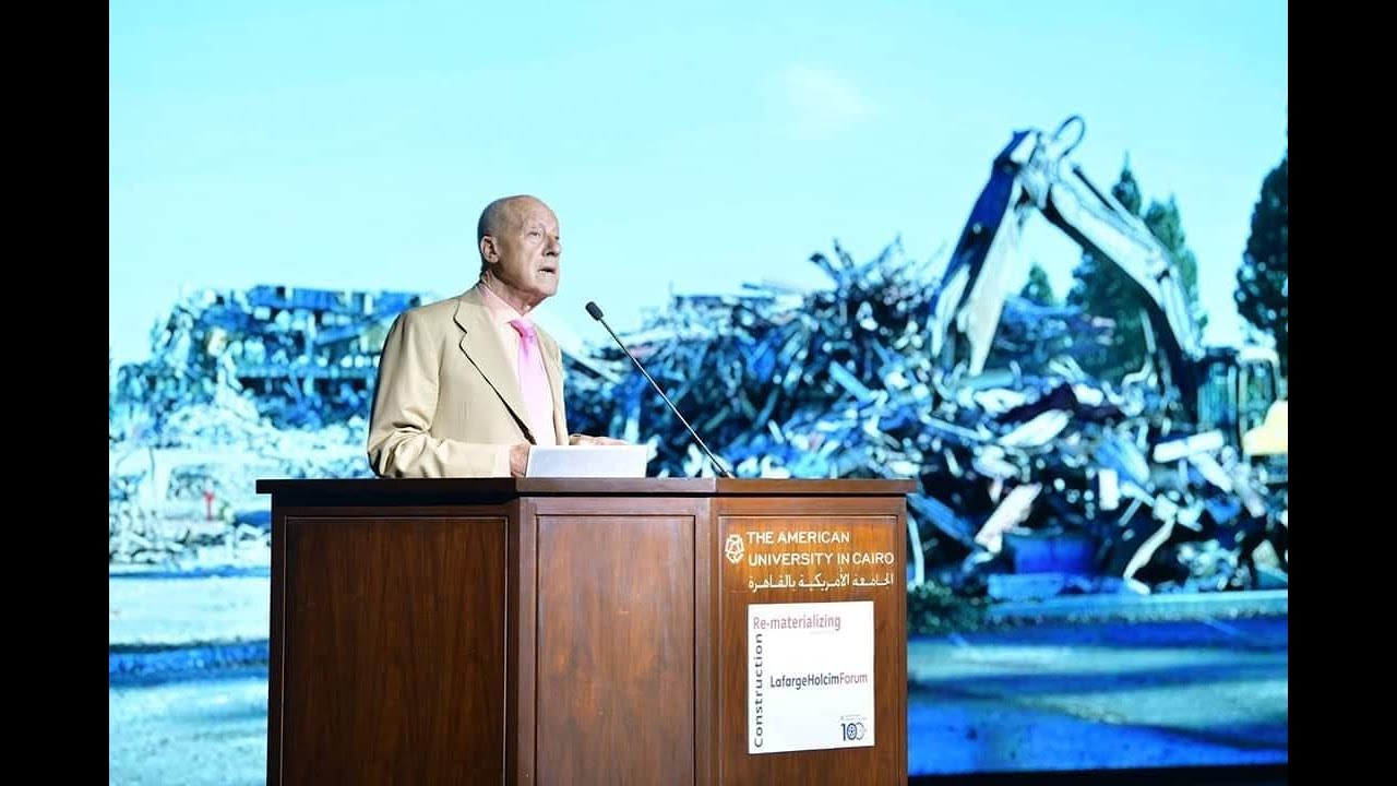 Lord Norman Foster at AUC The American University in Cairo | Part 1
