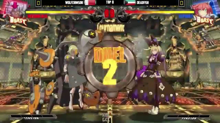 "BBR" Guilty Gear Xrd KOF GCC - WOLFCRIMSON vs DEADFISH  (1080p HD)