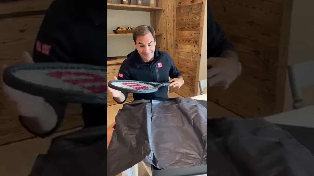 Unboxing the Brand New Pro Staff RF97 Autograph v13 with Roger Federer