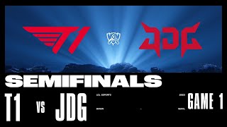 JDG vs. T1  Game 1 | SEMIFINALS Stage | 2023 Worlds | JDG Intel Esports Club vs T1 (2023)