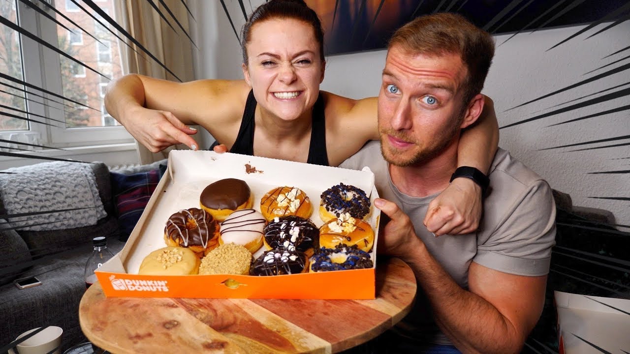 Donut CHEAT DAY mit meiner Freundin - YouTube