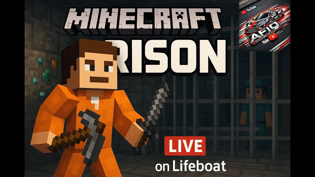I Have To Work in Mine To Escape Prison in Minecraft | LifeBoat Server
