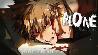 1 HOUR Nightcore ↬ Alone [lyrics]