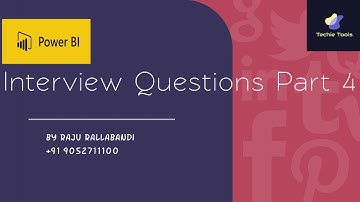 Power BI Interview questions Part 4
