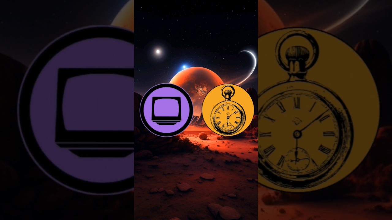 # The race of TV man versus the race of clock man