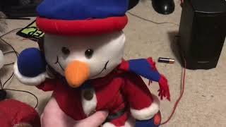 Animated knockoff bouncing snowman