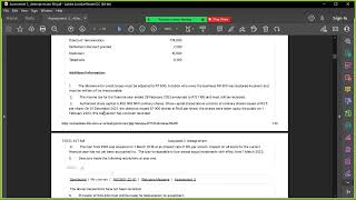 Accounting Custom Private lesson FAC1601 assessment 3 review