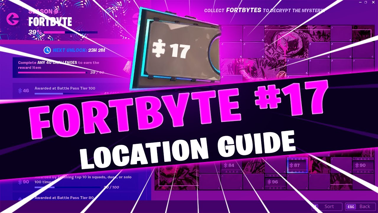 FORTBYTE #17 LOCATION - Found Inside a Wooden Fish Building (FORTNITE FORTBYTE CHALLENGES #17)