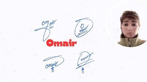 omair name Style##name signature with arooj