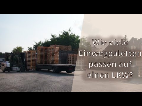 Video: Wie viele 40x48 Paletten passen auf einen LKW?