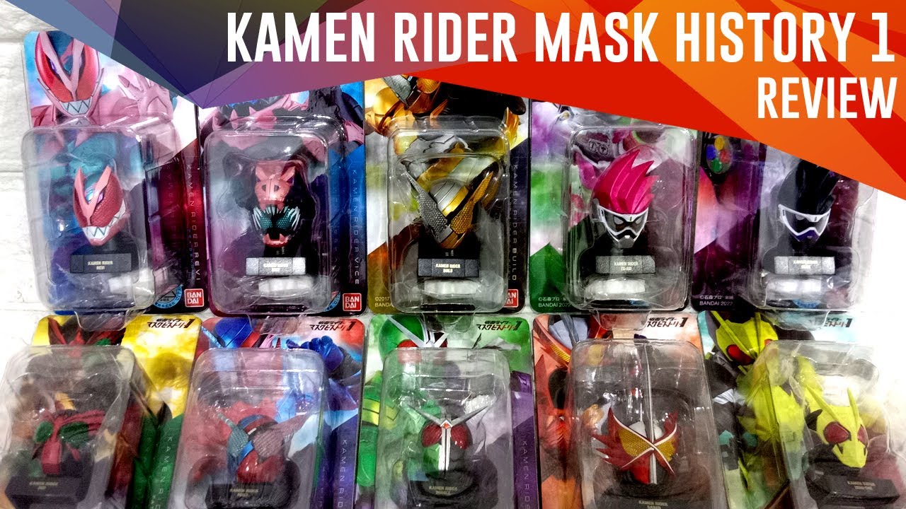[ REVIEW ] Kamen Rider 仮面ライダーシリーズ Mask Collection History 1 - Heisei 平成 ...