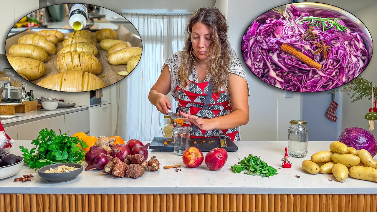 #59 Мой Вегетарианский Рождественский Ужин: 6 Вкусных Домашних Блюд