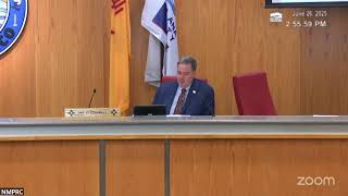 NMPRC Regular Open Meeting -- June 26, 2025