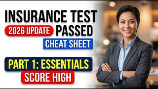Ultimate Insurance Exam Cheat Sheet 1 Pass Your Licensing Test First Try in 2026