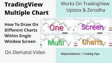 TradingView MultiChart Trade Drawing Issue Solved | Zerodha Upstox Trading Hacks