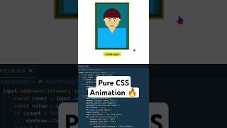 Harry Potter style moving eye portrait CSS Animation